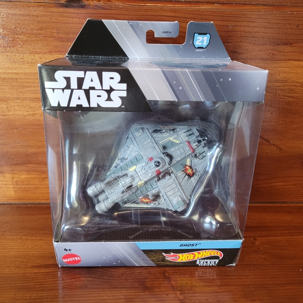 Star Wars Hot Wheels Starships Select Ghost #21 Rebels CHASE Variant